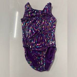 GK gymnastics dance practice Leotard 
size women small purple